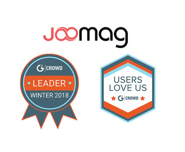 Joomag Receives G2 Crowd’s Coveted Leader Award!